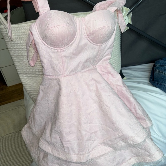 NWT ByEgreis Loise Pink Dress XS - Picture 9 of 15